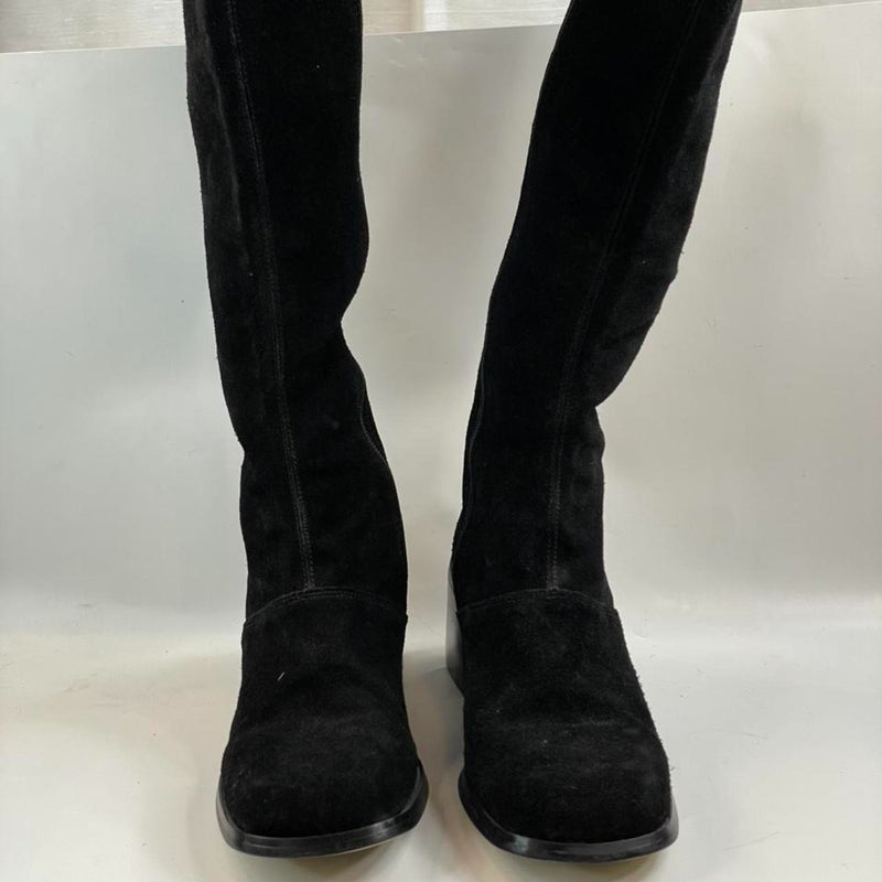 Stunning Beautiful 90s 100 Leather Suede Noire Boots By Unlisted Keneth Cole