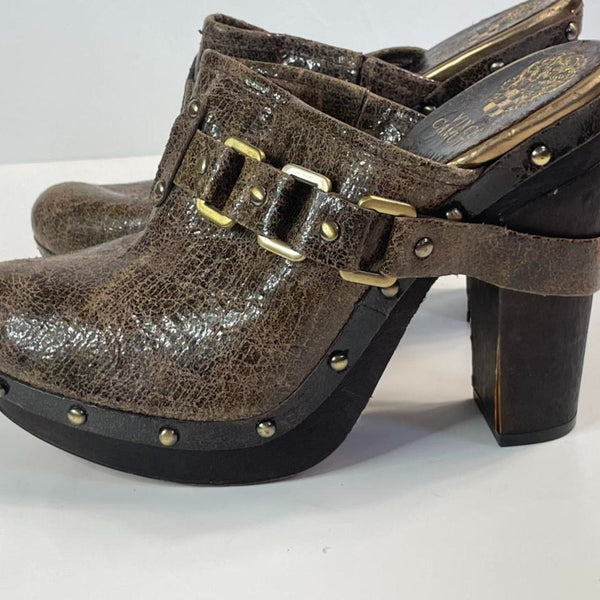 Beautiful Stunning Y2k Vintage Platform Chunky Leather Crocs By Vince Camuto