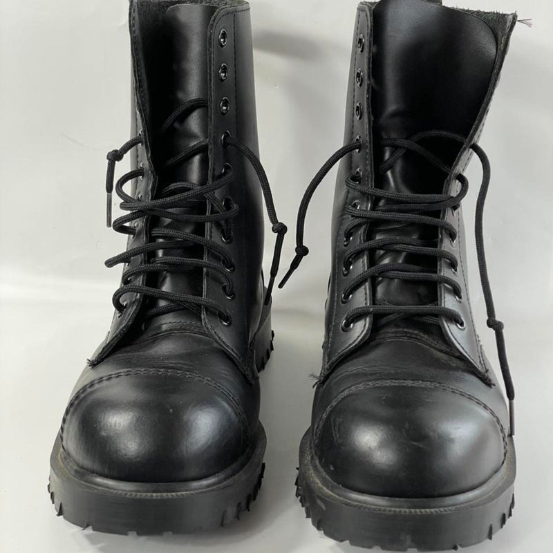 Stunning Beautiful Y2k 100 Leather Chunky Designers (DS) Boots By Dr Marten’s (S7)