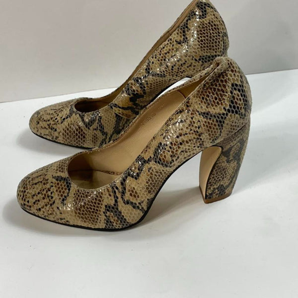 Stunning Dead Gorgeous Vintage 100% Snake Skin Leather Prada Designer (ds) Heels