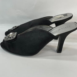 Stunning Beautiful Vintage Karen Scott Mules Slide With Silver Pendants