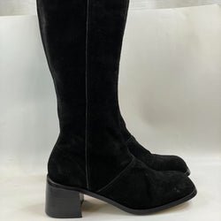 Stunning Beautiful 90s 100 Leather Suede Noire Boots By Unlisted Keneth Cole