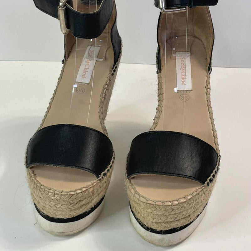 Stunning Beautiful Chloe Designers (ds) Platform Wedges