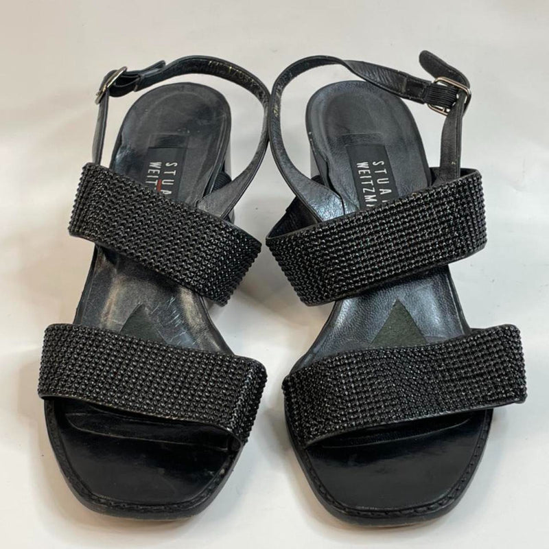 Beautiful Stunning Y2k Leather Stuart Wietzman Designers Sandals (37)