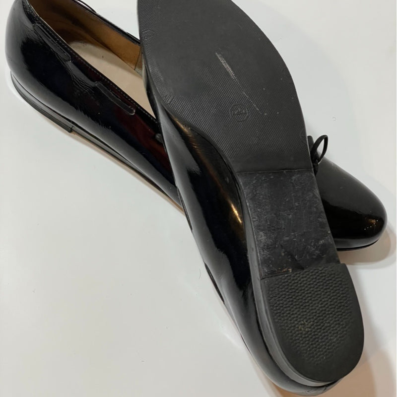 Beautiful Shiny Leather Designers(ds) Salvatore Ferragamo Ballet Flats With Bow