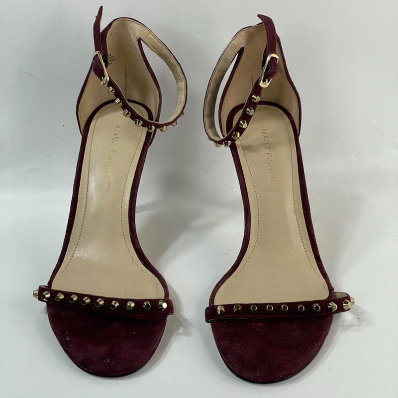 Beautiful Stunning Burgundy Sandals By Marc Fisher