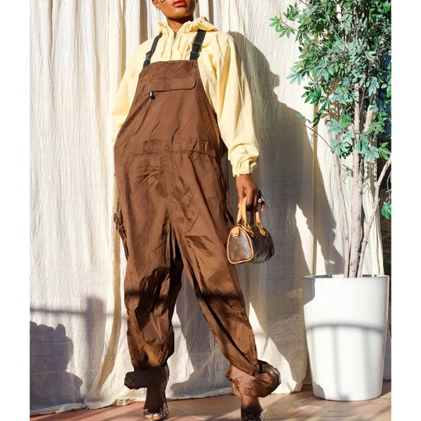 New Vintage oversized playboy-like Cabela's overall jumpsuit.