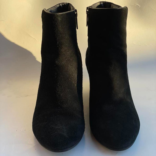 Beautiful Stunning 100 Leather Suede Designer (ds) Platform Ankle Noire Chelsea Boots By Aquatalia! (S 10)