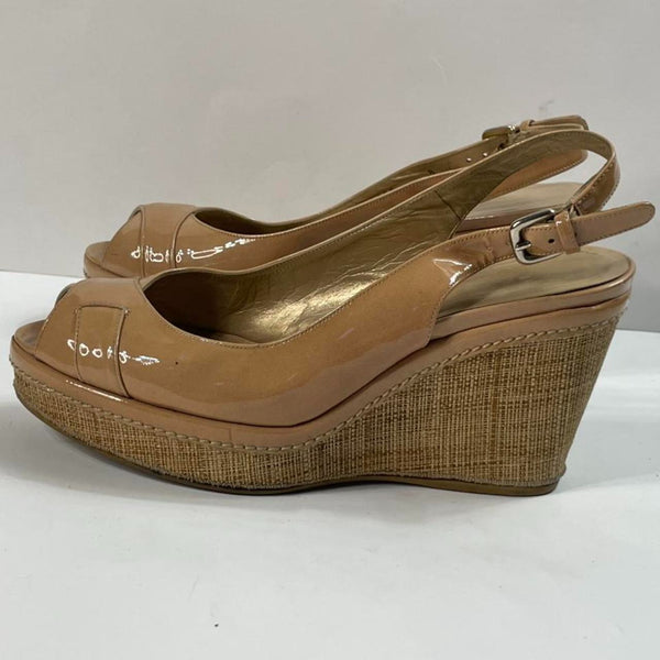 Beautiful Stunning Leather Stuart Wietzman Designers (ds) Slingback Wedges