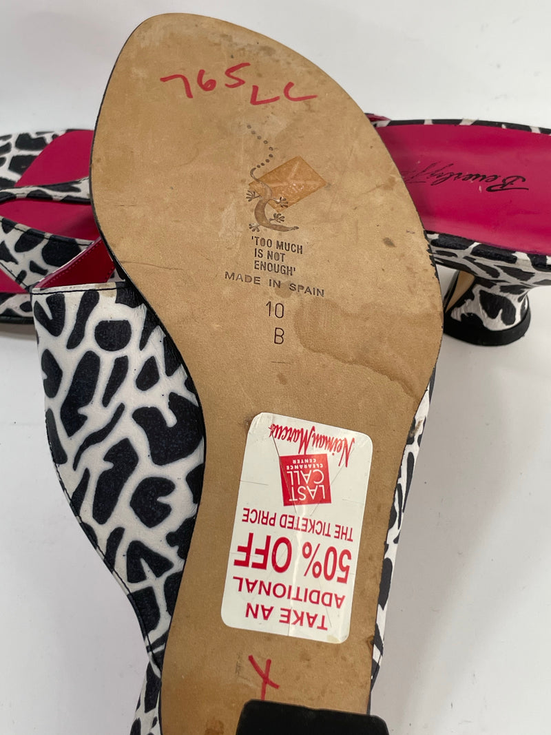 Stunning Beautiful Vintage Cheetah Animal Print Slides  (10)