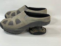 Beautiful Stunning Vintage Gray Spren Bouncing Mules (8)