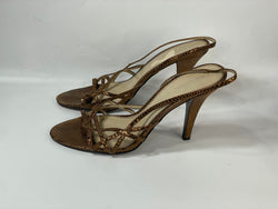 Beautiful Stunning Y2K VGT Calvin Klein Snake-Skin Heel Sandals (39)