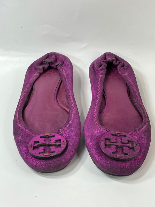 Beautiful Stunning Tory Burch Designer(ds)  Purple Balerie Flats (10)