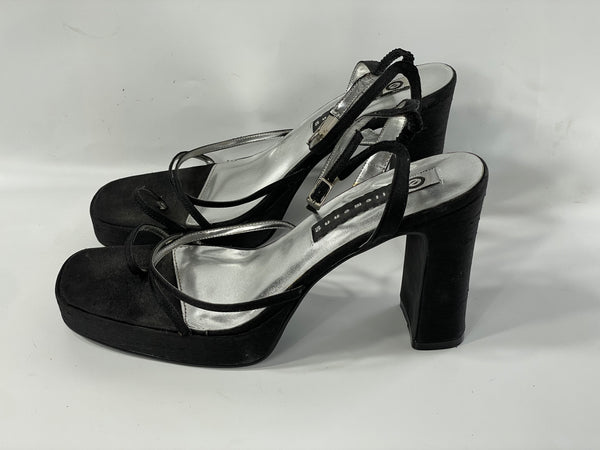 Stunning Beautiful Vintage Chunky Indie Platform Sandals. Size 10