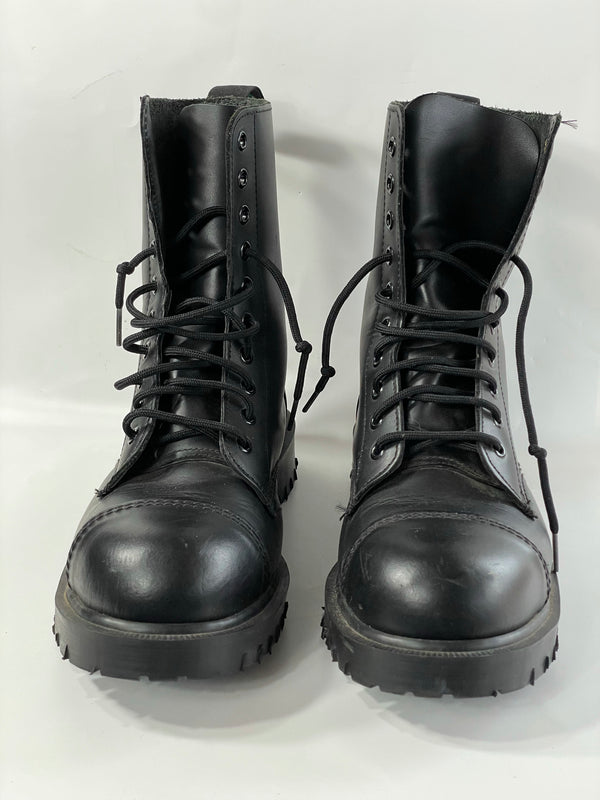 Beautiful Stunning Vintage Leather Chunky Boots Shoes By Dr Martins. Size 11